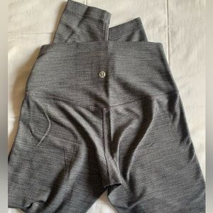 Lululemon grey leggings - size 4
